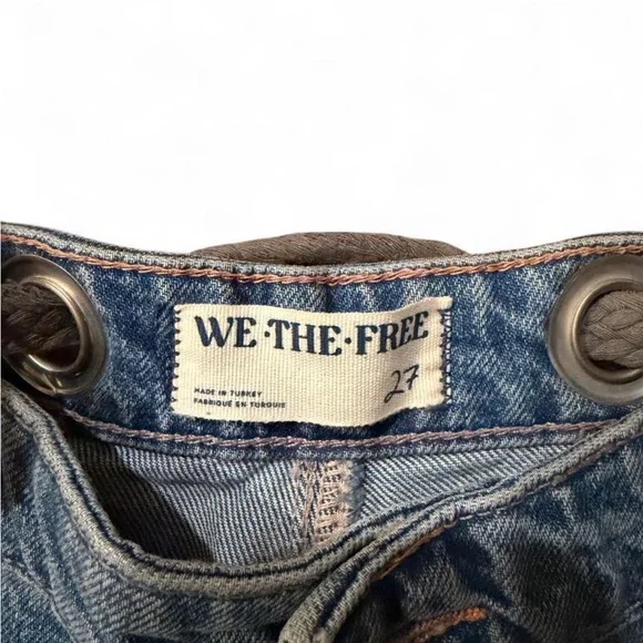 We The Free moxie Denim Patchwork Jeans - Picture 4 of 5